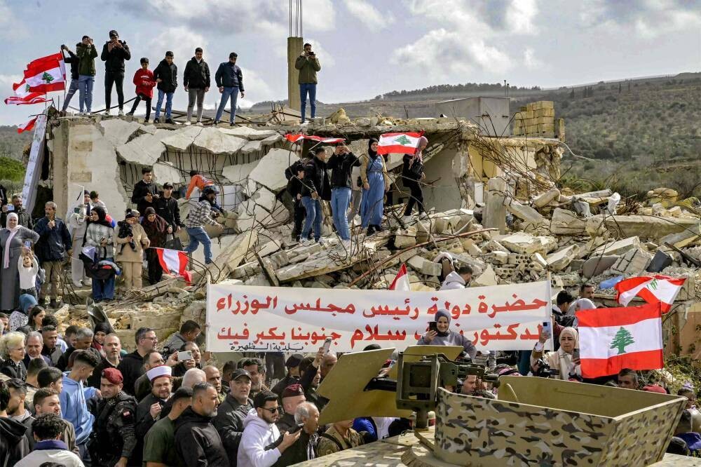 Lebanon PM Tours Southern Regions