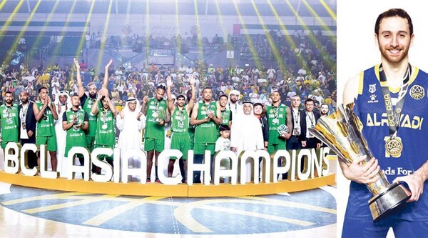 Ливанская команда побеждает на Чемпионате кубка чемпионов FIBA Азии 2024 года