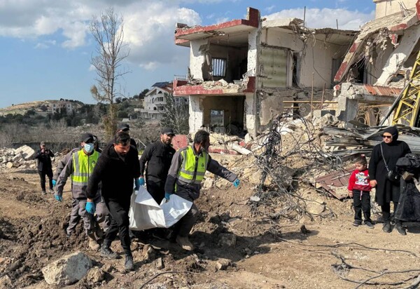Lebanon Civil Defense Recovers Bodies After Ceasefire