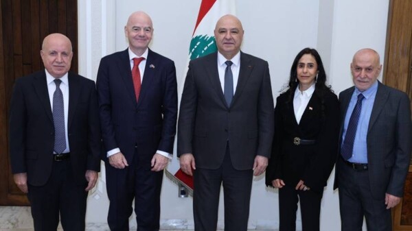 Lebanese President Meets with FIFA Head